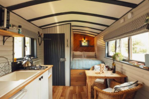 Lomu - Cosy Coastal Shepherd's Hut with Log-Burner and WiFi